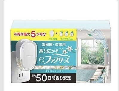 eファブリーズ　プラグイン　本体1個+つけかえ3個入