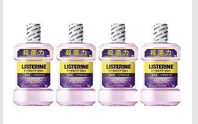 リステリン　トータルケア　ゼロプラス　ノンアルコール　1L×4本セット
