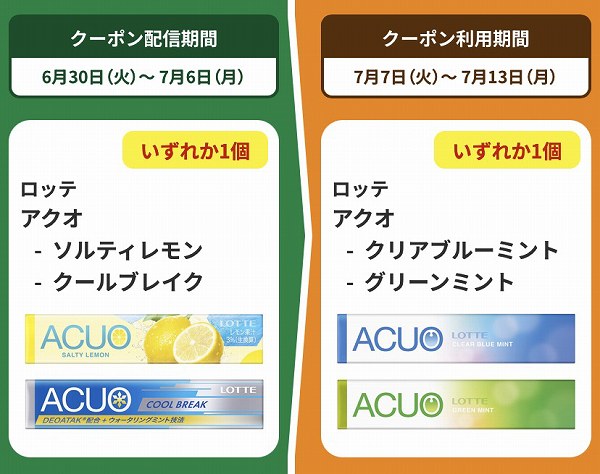 ロッテアクオソルティレモン/クールブレイク