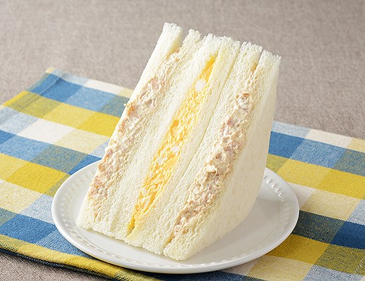 盛りすぎ！ツナたまごサンド
