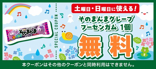 そのまんまグレープ フーセンガム　※1個