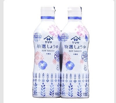 ヤマサ　特選しょうゆ　鮮度ボトル　600ml×2本