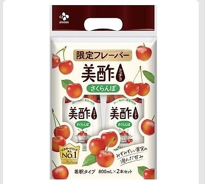 CJ　美酢　さくらんぼ　800ml×2本