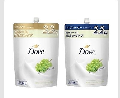 Dove　シャンプー/コンディショナー　シャインマスカット　2.2kg