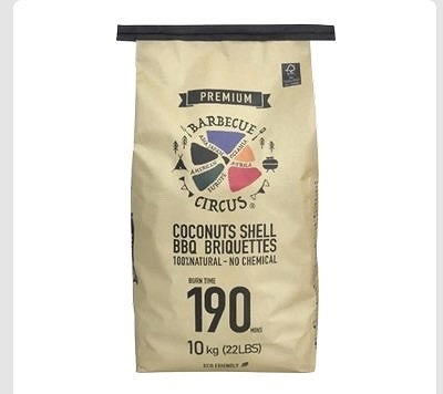 BBQ CIRCUS PREMIUM　チャコールブリケット　10kg