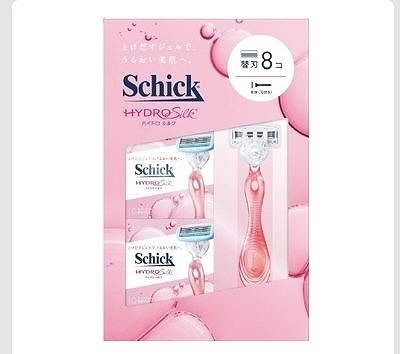 Schick　ハイドロ　シルク　女性用　本体刃1個付＋替刃8個