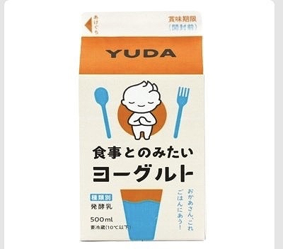 湯田牛乳公社 食事とのみたいヨーグルト 500ml×6本
