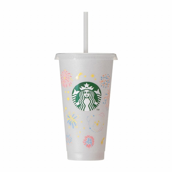 ミステリーカラーチェンジングリユーザブルコールドカップ花火710ml