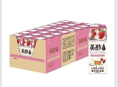 CJ美酢 いちご&ジャスミン ストレートタイプ 200ml×24パック