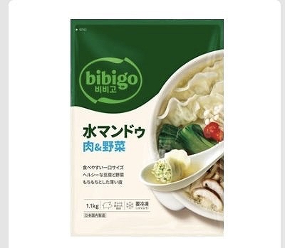 CJ bibigo　水マンドゥ肉＆野菜　1.1kg