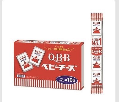 QBB　ベビーチーズ　プレーン　4個（54g）×10本
