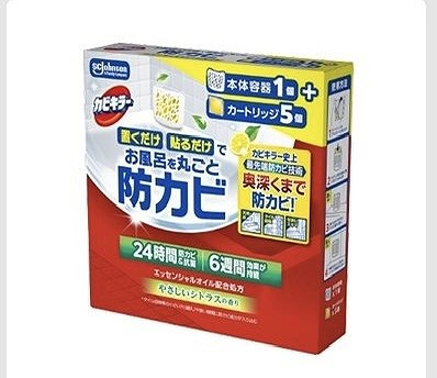 ジョンソン　カビキラー　お風呂を丸ごと防カビ　シトラス　本体1個+替え5個