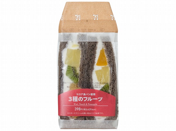 ３種のフルーツサンド