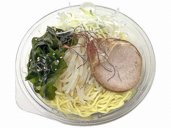 旨み出汁スープの冷かけ函館塩ラーメン