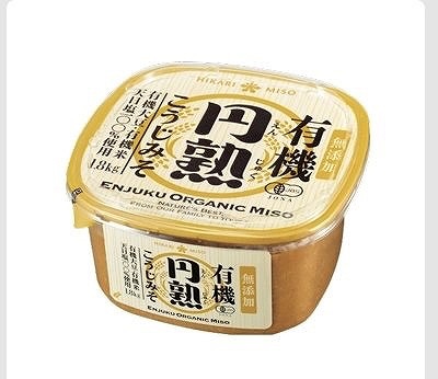 ひかり味噌 有機円熟こうじみそ 1.8kg