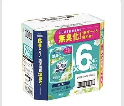 レノア 超消臭 フレッシュグリーン 745ml×6袋入 361回分