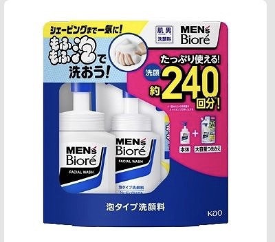 メンズビオレ 泡洗顔 本体150ml+つめかえ用330ml