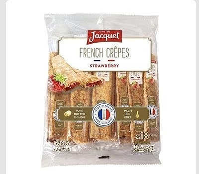 Jacquet ストロベリークレープ 32g×18個