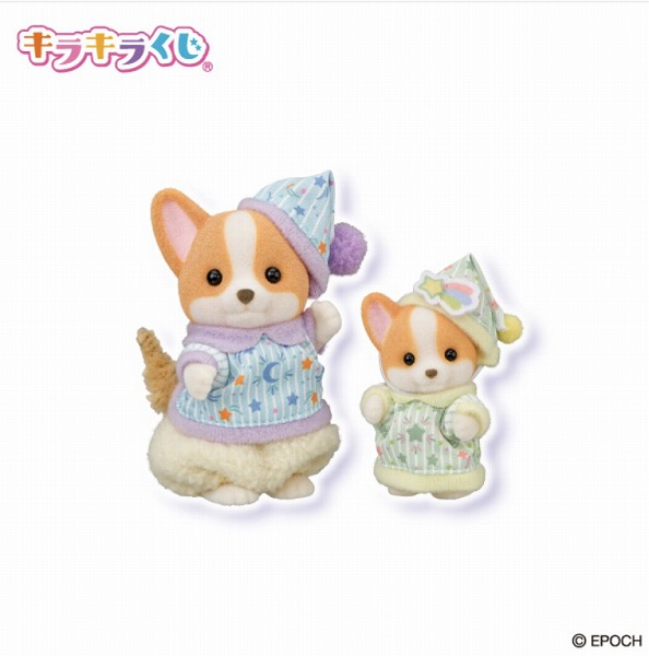 C賞 ゆめみるパジャマペアセット~コーギーの男の子&赤ちゃん~1種