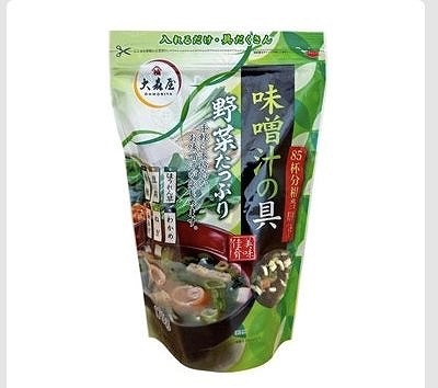 大森屋 味噌汁の具 具材6種 175g