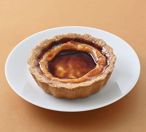 大きな焼きプリンタルト