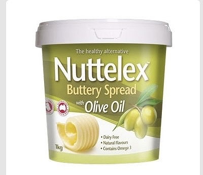 Nuttelex バター風味 オリーブオイルスプレッド 1kg