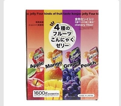 雪国アグリ こんにゃくゼリー4種 80袋