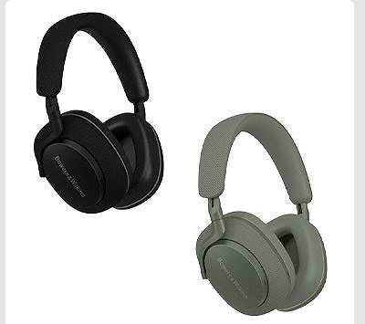 Bowers&Wilkins ワイヤレスヘッドホン Px7S2e ブラック/グリーン
