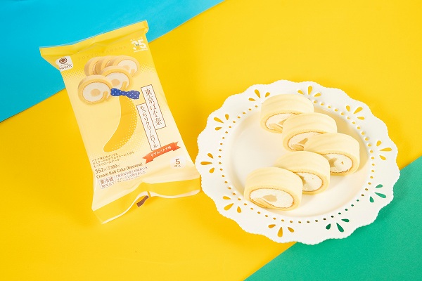 東京ばな奈　もっちりクリームロール　ダブルバナナ味