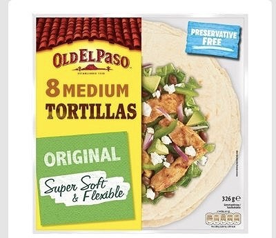 OLD EL PASO フラワートルティーヤ　8枚×2袋