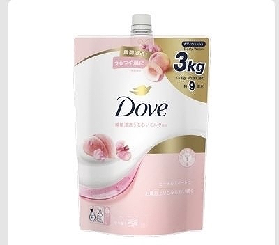 Dove ボディウォッシュ　ピーチ＆スイートピー　3,000g