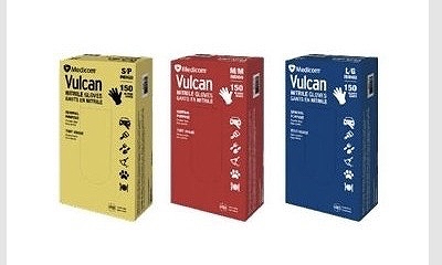 Vulcan ニトリルグローブ ラテックス　フリー素材　S/M/L 150枚入