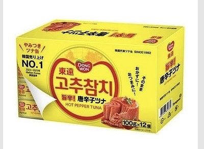 DONGWON 唐辛子ツナ 100g×12缶入