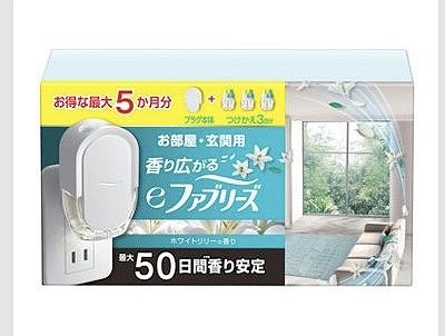 eファブリーズ プラグイン 本体1個+つけかえ3個入