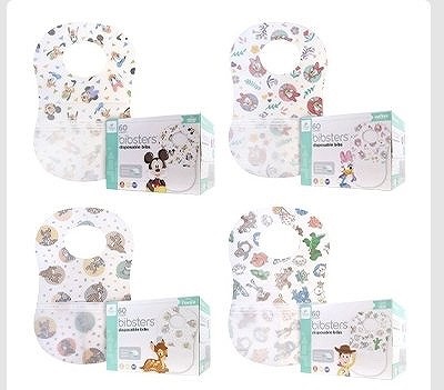 SASSY BABY 使い捨てエプロン Disney柄 60枚入