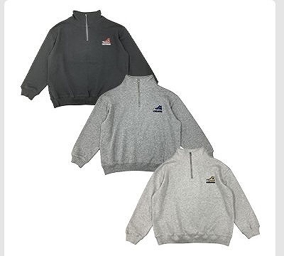 CONVERSE キッズ1/4ジップ スウェットシャツ 日本サイズ130-160cm