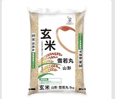 山形雪若丸　玄米　5kg