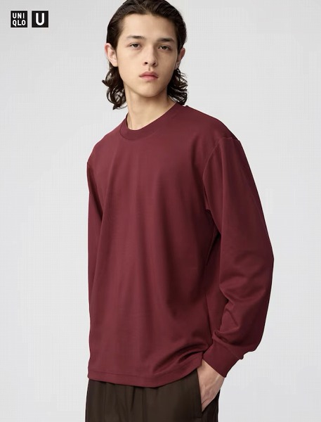 エアリズムコットンクルーネックTシャツ