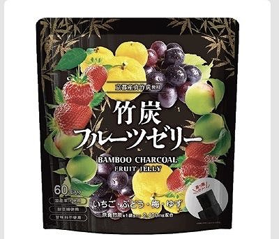 若翔 竹炭フルーツゼリー 60包入