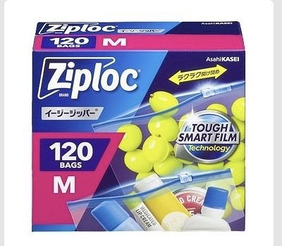 ジップロック イージージッパー Mサイズ 120枚