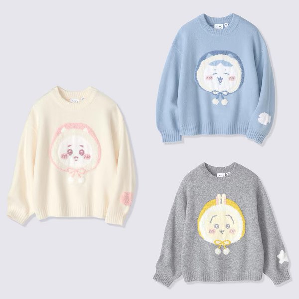 GIRLSパフィータッチニットセーター CHIIKAWA