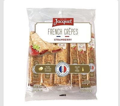 Jacquet ストロベリークレープ 32g×18個