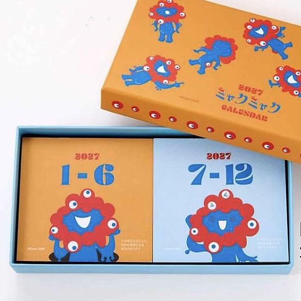 ミャクミャク柄が可愛すぎる！しっかりした紙箱