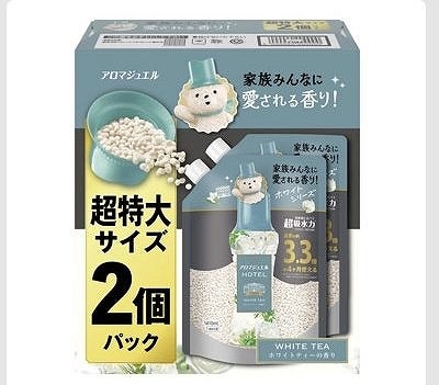 レノア ハピネス アロマジュエル ホワイトティーの香り つめかえ 1,410ml×2個パック