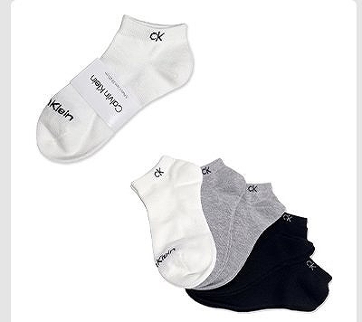 CalvinKlein ウィメンズ ショートソックス5足組 サイズ23-25cm
