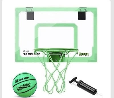 SKLZ プロミニバスケットボール フープ 蓄光タイプ 46cm×31cm×8cm
