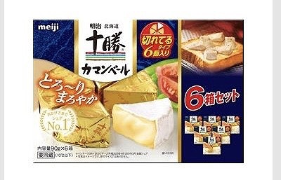 明治 北海道十勝カマンベール 切れてるタイプ 6ピース(90g)×6箱