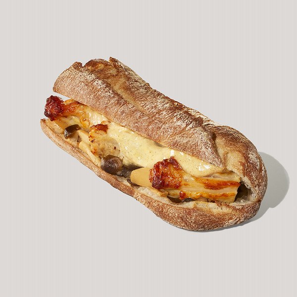 3種のきのこ&ローストチキン スターバックス バゲットサンド