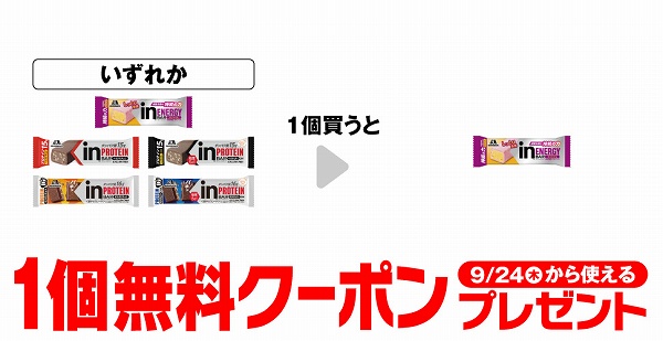森永inバー エネルギー サツマイモ/森永inバー プロテイン ベイクドチョコ/森永inバー プロテイン ベイクドビター/森永inバー プロテイン ザクザクチョコ/森永inバー プロテイン ザクザクビター