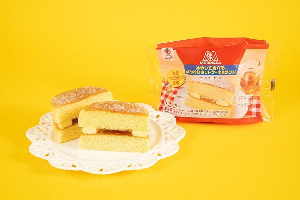冷やして食べる ふんわりホットケーキ風サンド
